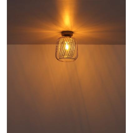 Globo - Stropné svietidlo 1xE27/40W/230V pr. 18 cm béžová/biela