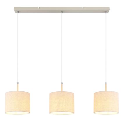 Globo - Závesný luster na lankách 3xE27/40W/230V