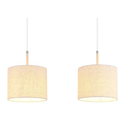 Globo - Závesný luster na lankách 3xE27/40W/230V