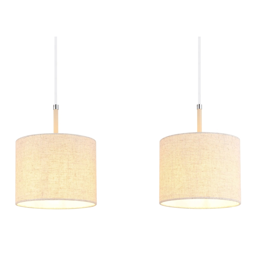 Globo - Závesný luster na lankách 3xE27/40W/230V