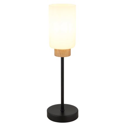 Globo - Stolová lampa 1xE27/60W/230V čierna/biela