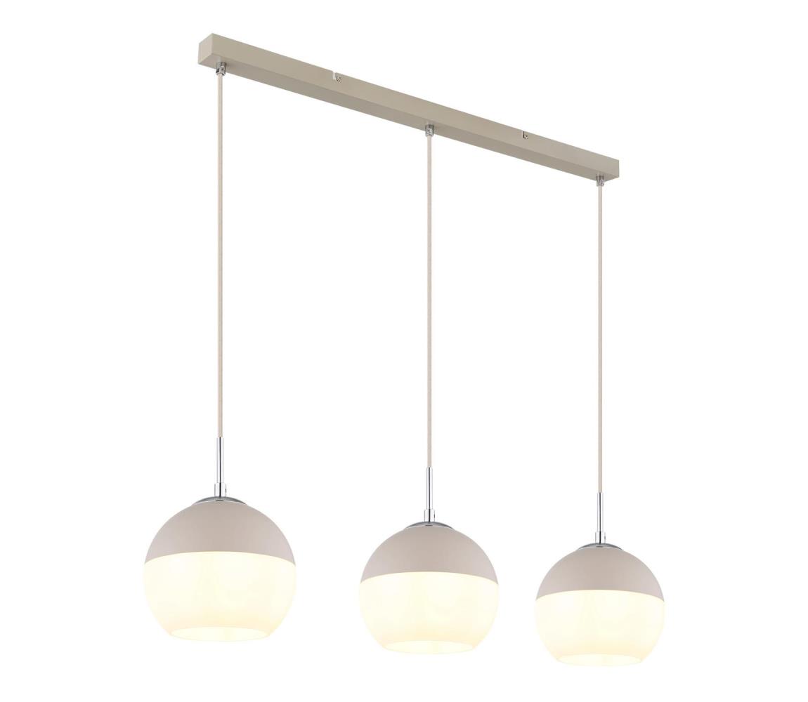 Globo 15999-3H - Závesné svietidlo RAGUSA na lanku 3xE27/60W/230V 15999-3H