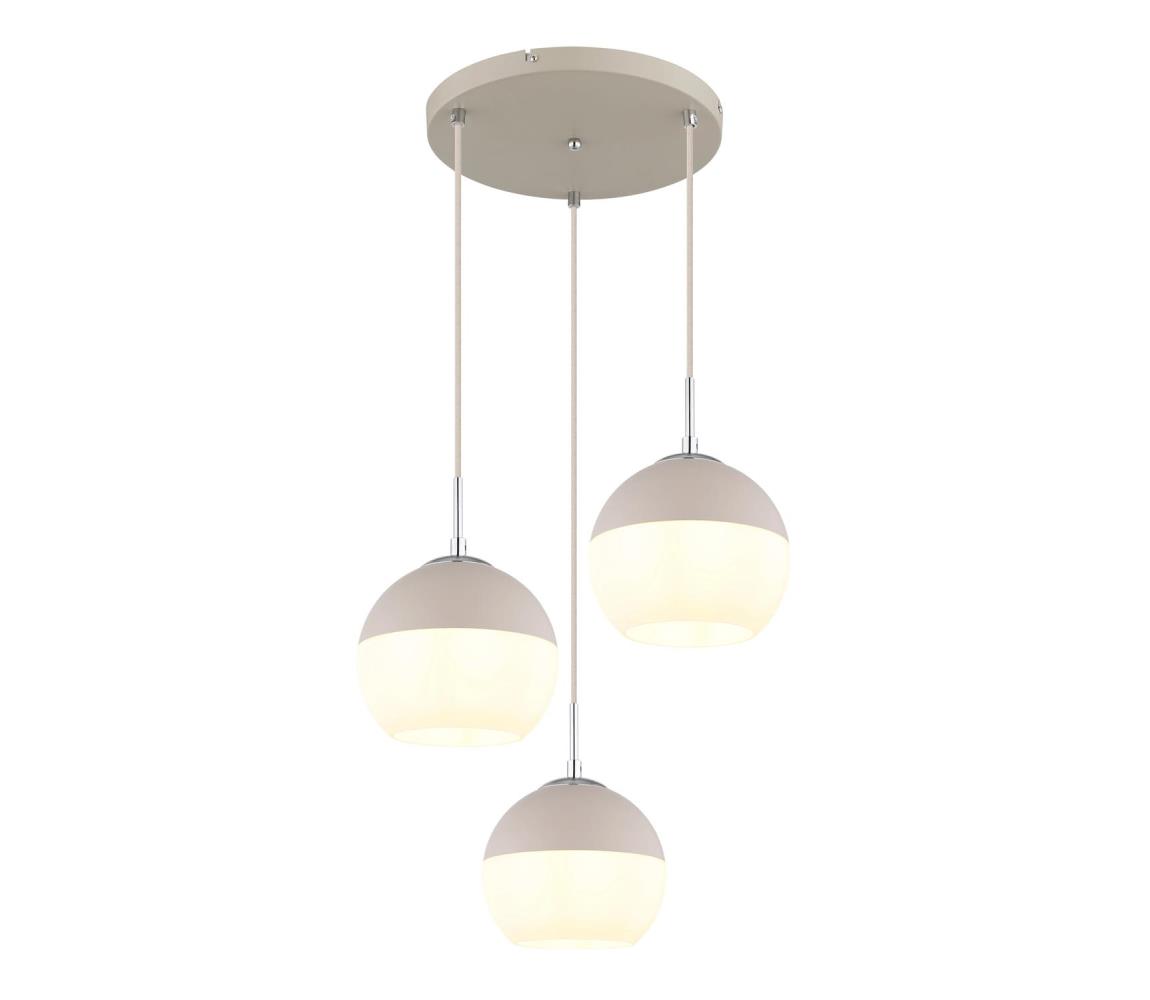 Globo 15999-3HR - Závesný luster na lanku RAGUSA 3xE27/60W/230V 15999-3HR