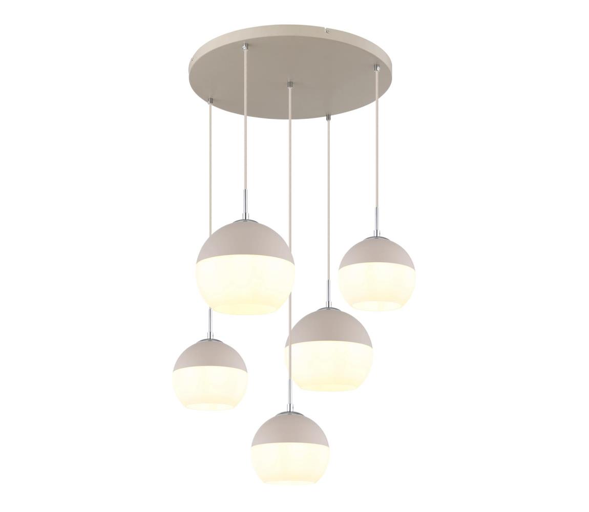 Globo 15999-5HR - Závesný luster na lankách RAGUSA 5xE27/60W/230V 15999-5HR