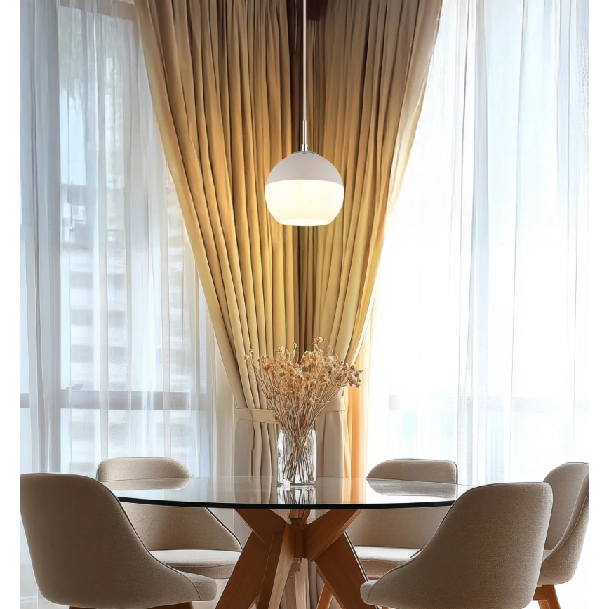 Globo - Závesný luster na lane 1xE27/60W/230V priemer 20 cm