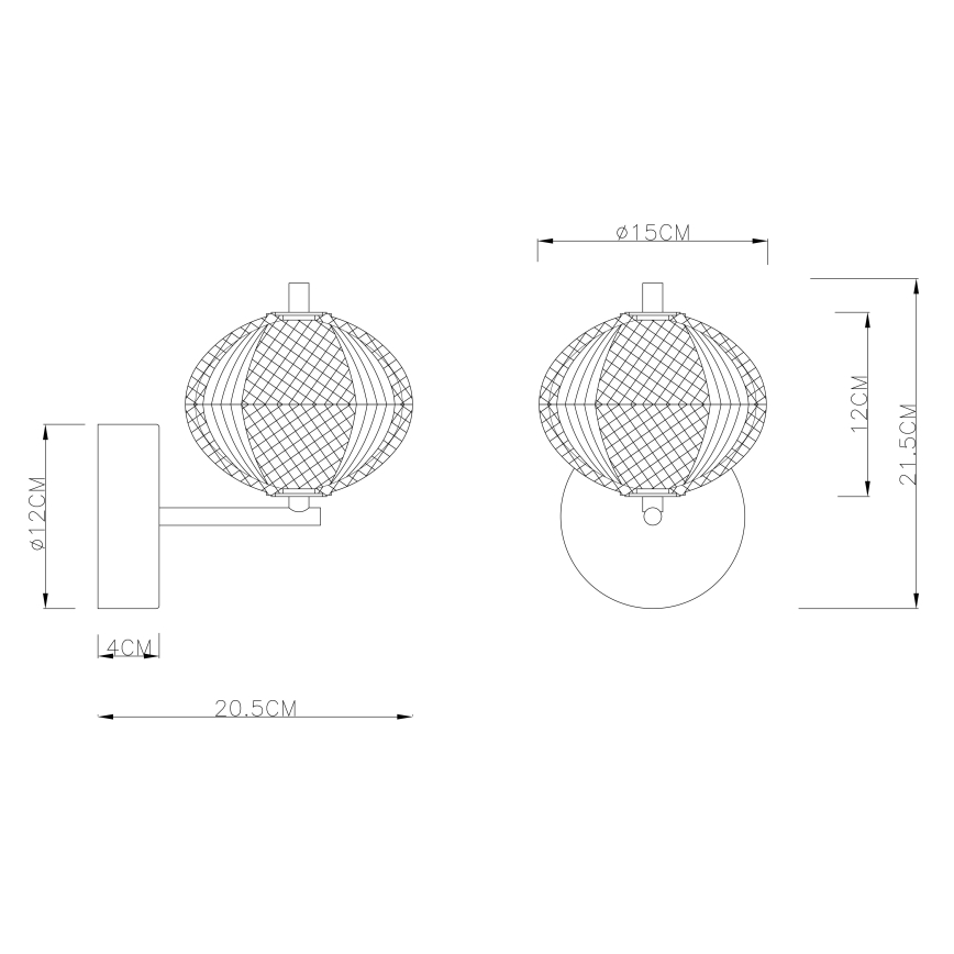 Globo - LED Nástenná lampa LED/7W/230V 3000/4500/6500K