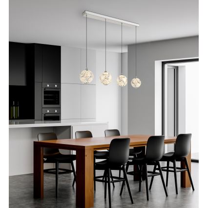 Globo - LED závesný luster na lankách LED/32W/230V