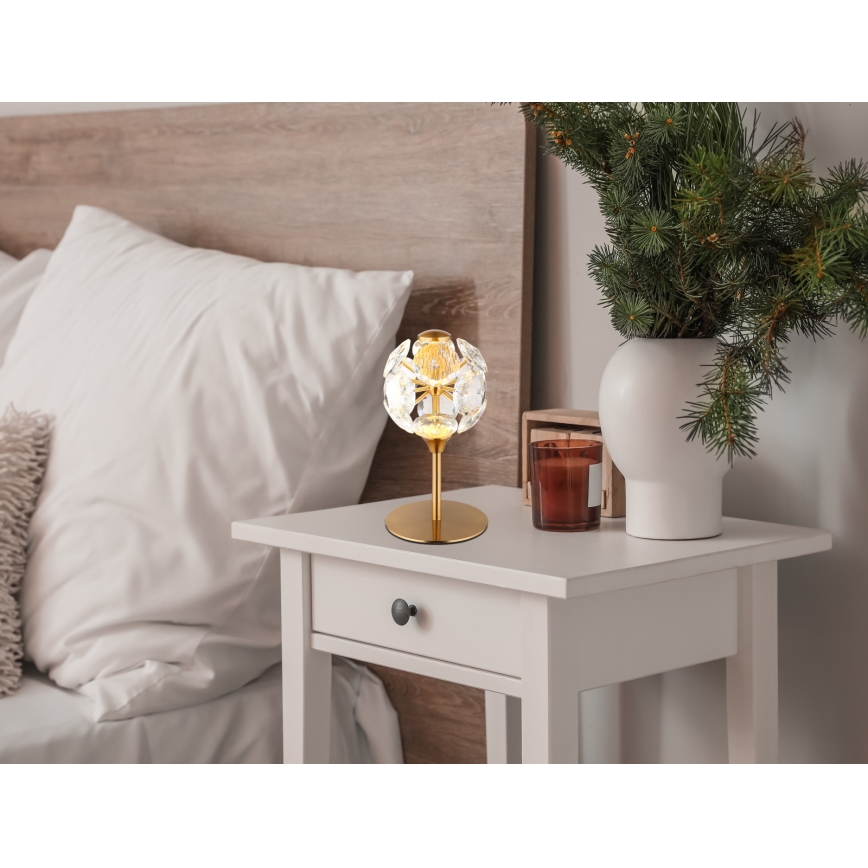 Globo - LED stolná lampa LED/8W/230V 3000K zlatá