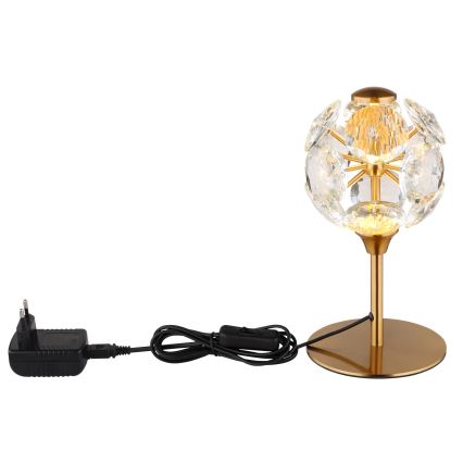 Globo - LED stolná lampa LED/8W/230V 3000K zlatá