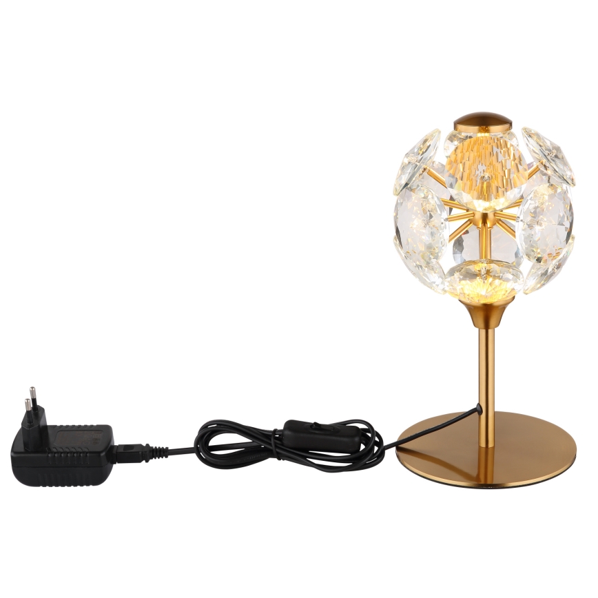 Globo - LED stolná lampa LED/8W/230V 3000K zlatá