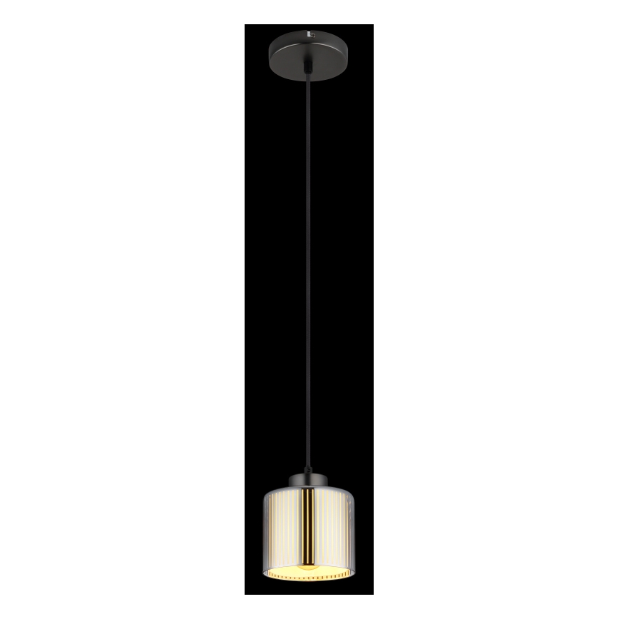 Globo - Luster na lanku 1xE27/60W/230V lesklý chróm pr. 14 cm