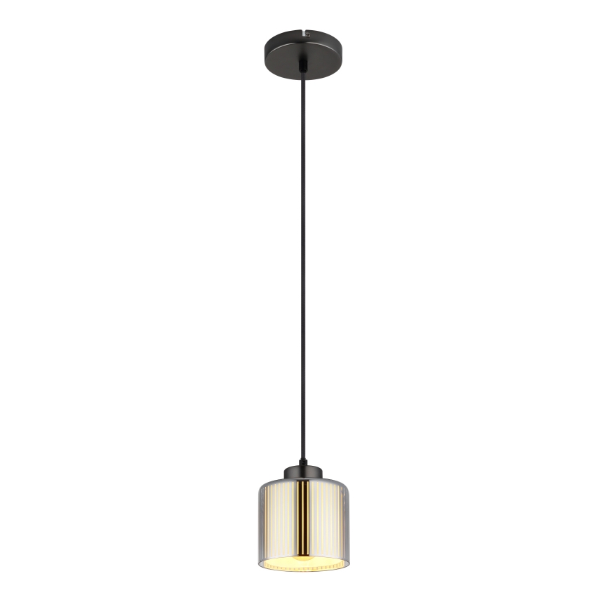 Globo - Luster na lanku 1xE27/60W/230V lesklý chróm pr. 14 cm
