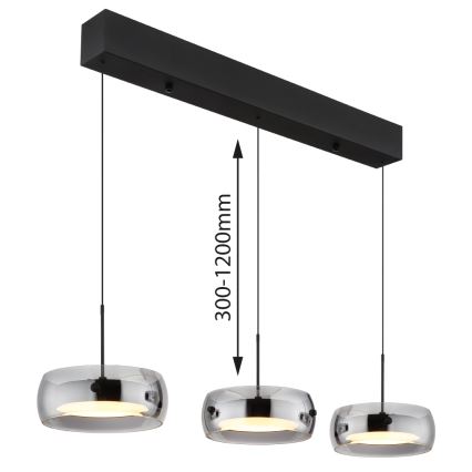 Globo - LED luster na lanku LED/30W/230V 3000K
