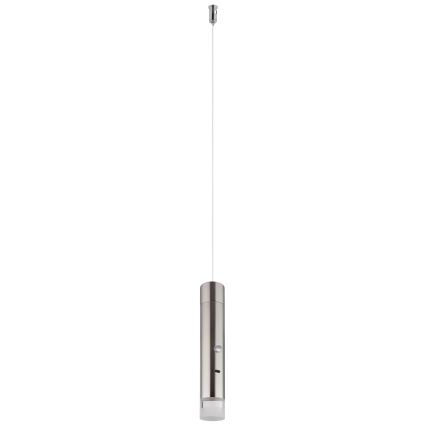 Globo - LED stmievateľné dotykové nabíjateľné svietidlo 2v1 LED/2W/230/5V matný chróm