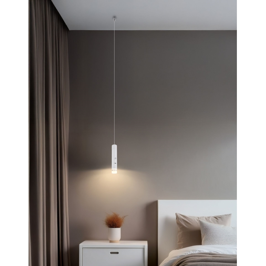 Globo - LED Stmievateľné dotykové nabíjacie svietidlo 2v1 LED/2W/230/5V biela