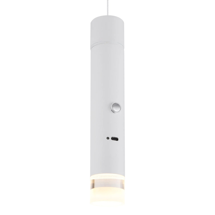 Globo - LED Stmievateľné dotykové nabíjacie svietidlo 2v1 LED/2W/230/5V biela