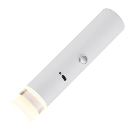 Globo - LED Stmievateľné dotykové nabíjacie svietidlo 2v1 LED/2W/230/5V biela