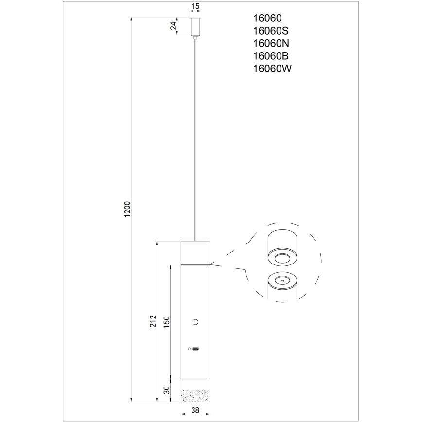 Globo - LED Stmievateľné dotykové nabíjacie svietidlo 2v1 LED/2W/230/5V biela