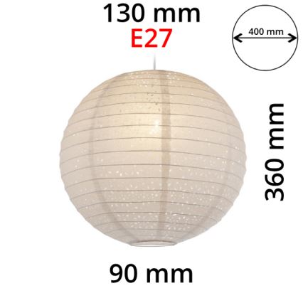 GLOBO 16910 - Luster na lanku VARYS 1xE27/60W/230V