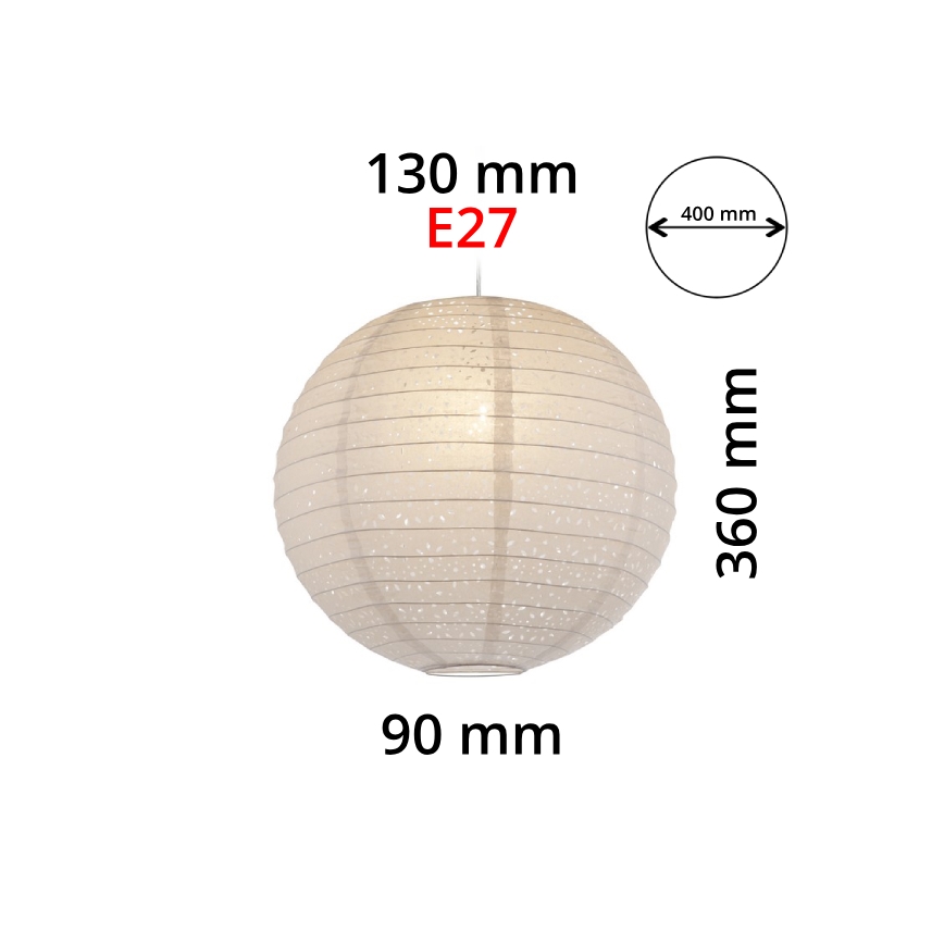 GLOBO 16910 - Luster na lanku VARYS 1xE27/60W/230V