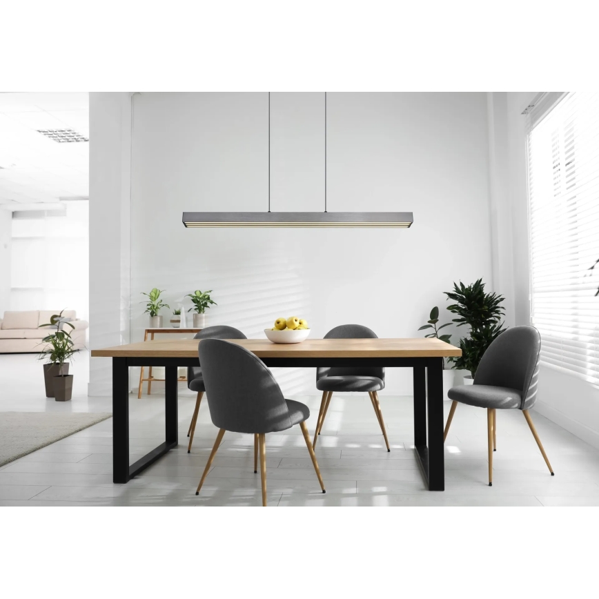 Globo - stmievateľný dotykový LED luster na lanku LED/39W/230V 2700/4000/6000K sivý