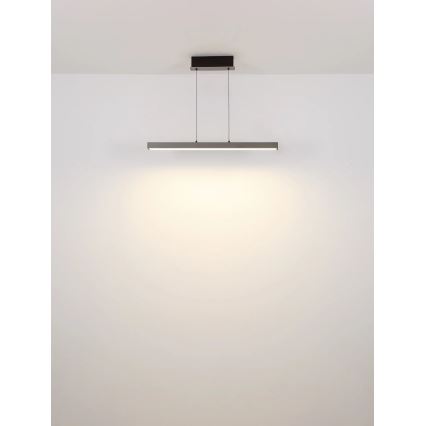 Globo - stmievateľný dotykový LED luster na lanku LED/39W/230V 2700/4000/6000K sivý