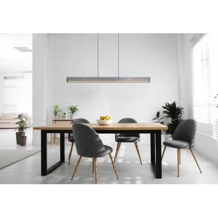 Globo - LED stmievateľný dotykový luster na lane LED/39W/230V 2700/4000/6000K matný chróm