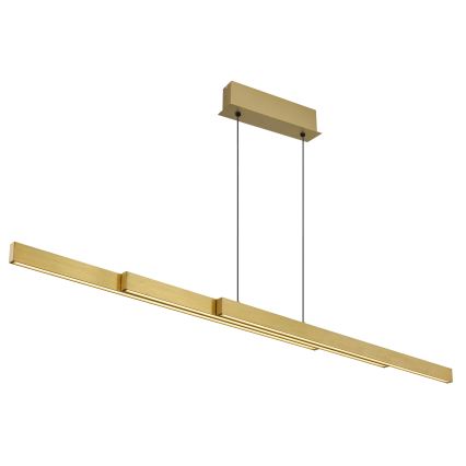 Globo - LED stmievateľný dotykový luster na lanku LED/39W/230V 2700/4000/6000K mosadz