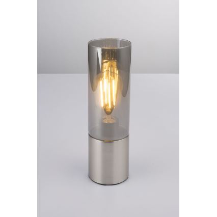 Globo - Dotyková stolná lampa 1xE27/25W/230V pr. 9 cm matný chróm