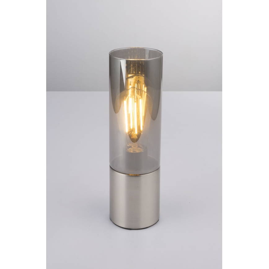 Globo - Dotyková stolná lampa 1xE27/25W/230V pr. 9 cm matný chróm