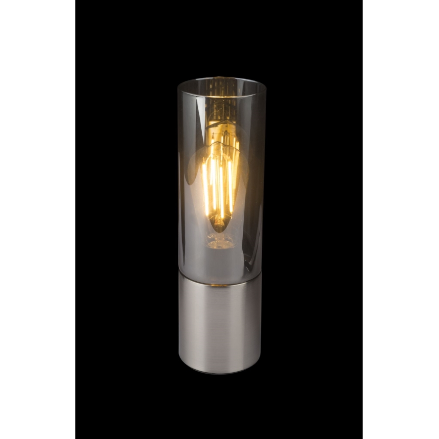 Globo - Dotyková stolná lampa 1xE27/25W/230V pr. 9 cm matný chróm