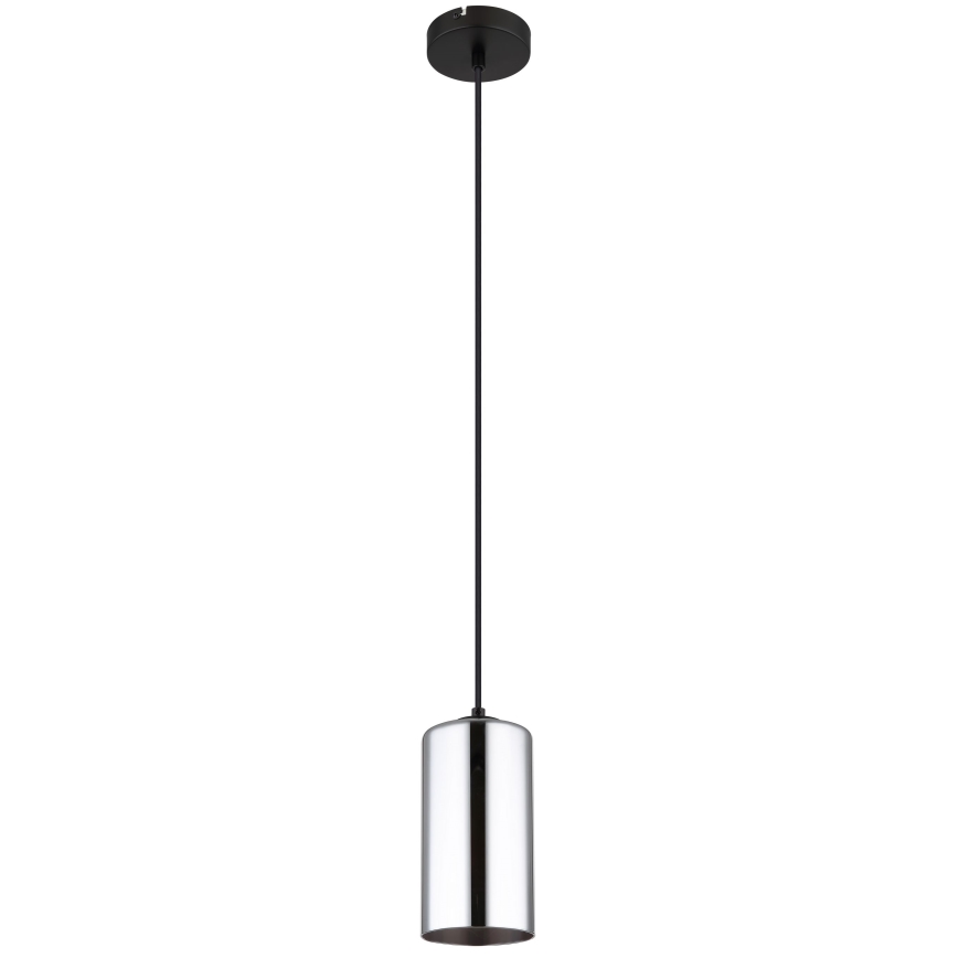 Globo - Luster na lanku 1xE27/25W/230V pr. 11 cm čierna