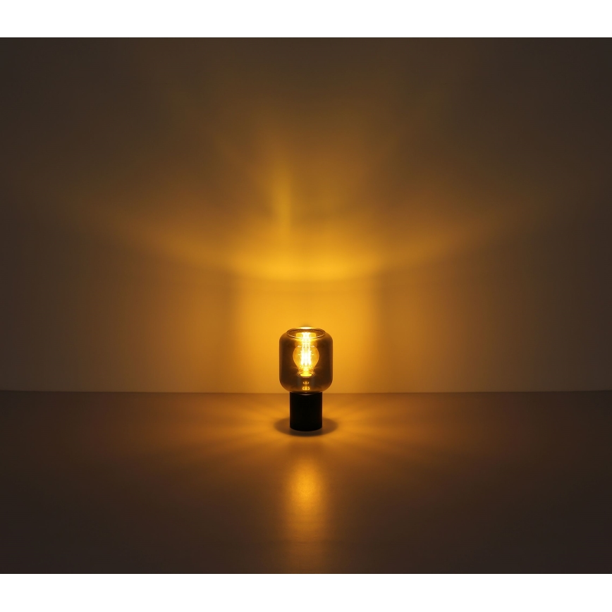 Globo - Stolná lampa 1xE27/40W/230V čierna
