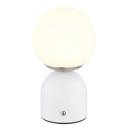 Globo - LED Stmievateľná dotyková stolná lampa LED/2,5W/3,7V 2700/4000/6500K 1800 mAh USB biela
