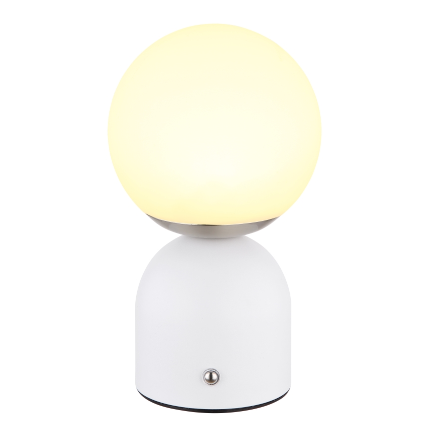 Globo - LED Stmievateľná dotyková stolná lampa LED/2,5W/3,7V 2700/4000/6500K 1800 mAh USB biela