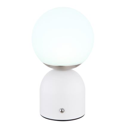 Globo - LED Stmievateľná dotyková stolná lampa LED/2,5W/3,7V 2700/4000/6500K 1800 mAh USB biela