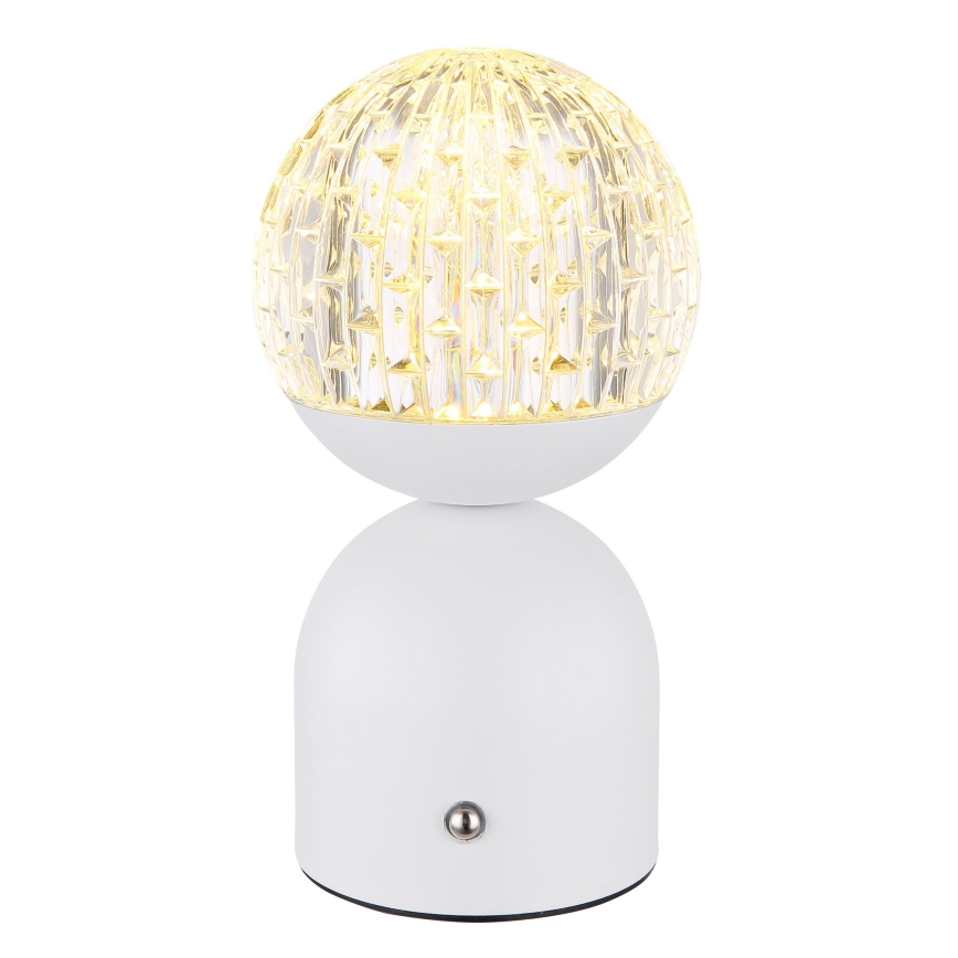 Globo - LED Stmievateľná dotyková stolná lampa LED/2,5W/3,7V 2700/4000/65000K 1800 mAh USB biela