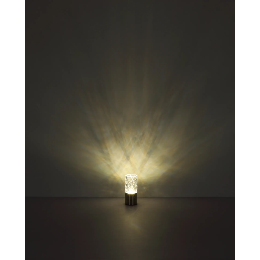 Globo - LED Stmievateľná dotyková stolná lampa LED/2,5W/3,7V 2700K/4000K/6500K 1800 mAh USB čierna