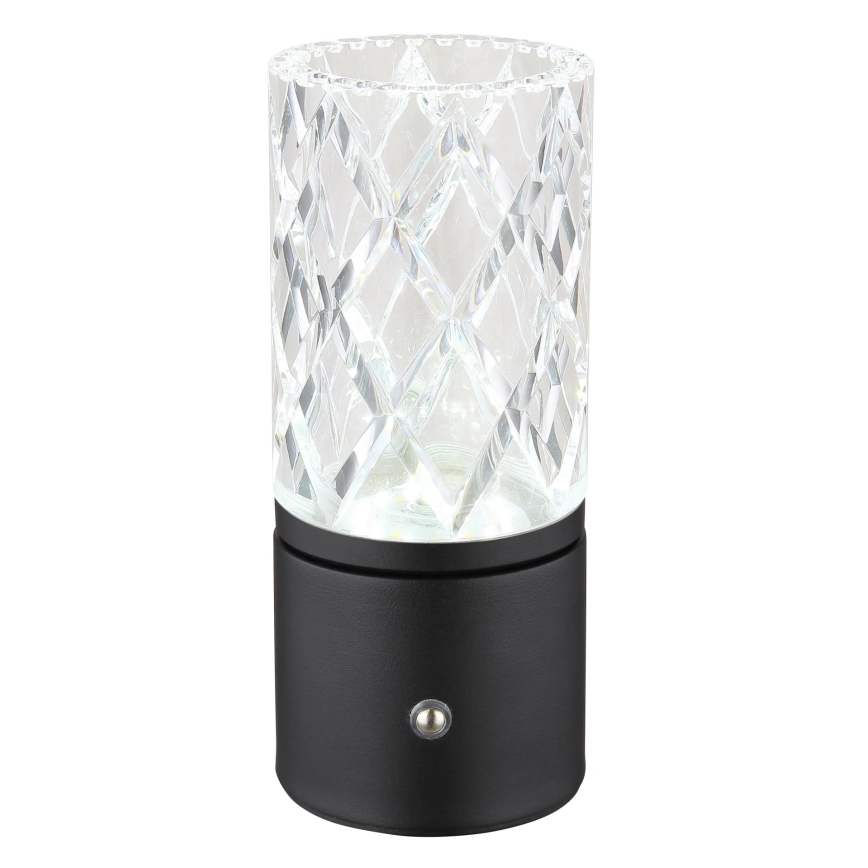 Globo - LED Stmievateľná dotyková stolná lampa LED/2,5W/3,7V 2700K/4000K/6500K 1800 mAh USB čierna