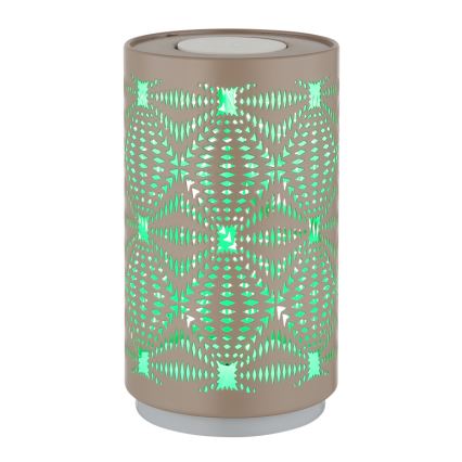 Globo - LED RGB Dotyková nabíjacia stolná lampa LED/1W/5V 500 mAh hnedá