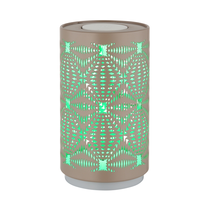 Globo - LED RGB Dotyková nabíjacia stolná lampa LED/1W/5V 500 mAh hnedá
