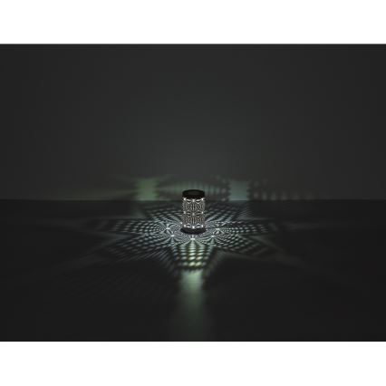 Globo - LED RGB Dotyková nabíjacia stolná lampa LED/1W/5V 500 mAh šedá