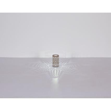 Globo - LED RGB Dotyková nabíjacia stolná lampa LED/1W/5V 500 mAh šedá