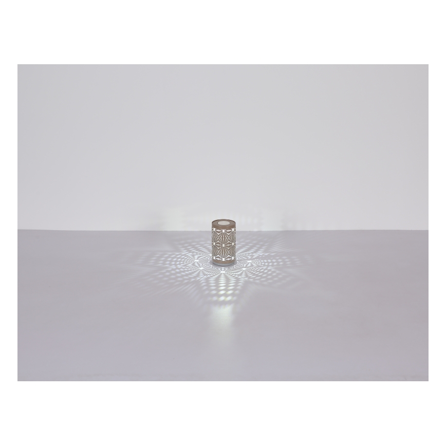 Globo - LED RGB Dotyková nabíjacia stolná lampa LED/1W/5V 500 mAh šedá