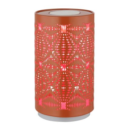 Globo - LED RGB Dotyková nabíjacia stolná lampa LED/1W/5V 500 mAh medená