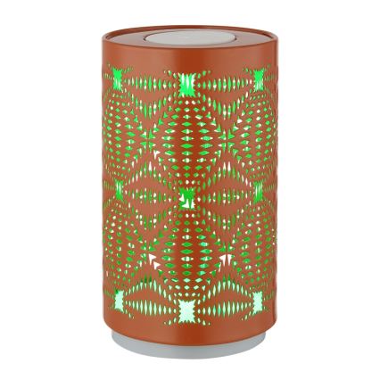 Globo - LED RGB Dotyková nabíjacia stolná lampa LED/1W/5V 500 mAh medená