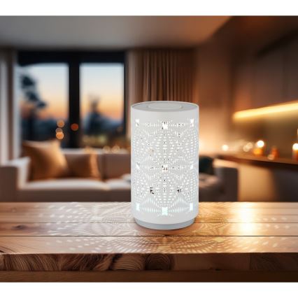 Globo - LED RGB Dotyková nabíjacia stolná lampa LED/1W/5V 500 mAh biela