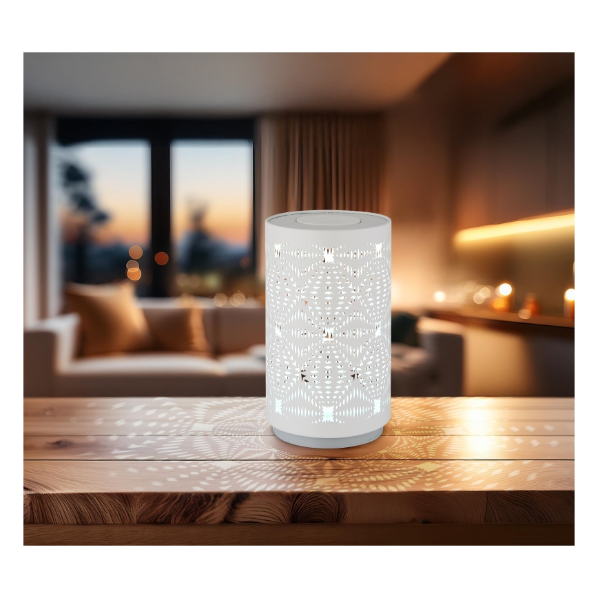 Globo - LED RGB Dotyková nabíjacia stolná lampa LED/1W/5V 500 mAh biela