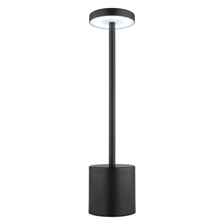 Globo - LED Stmievateľná dotyková stolná lampa LED/1,2W/3,7V 2000K/3500K/7000K 1200 mAh USB čierna