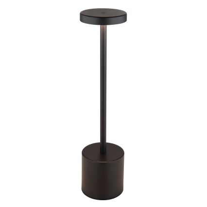 Globo - LED Stmievateľná dotyková stolná lampa LED/1,2W/3,7V 2000K/3500K/7000K 1200 mAh USB čierna